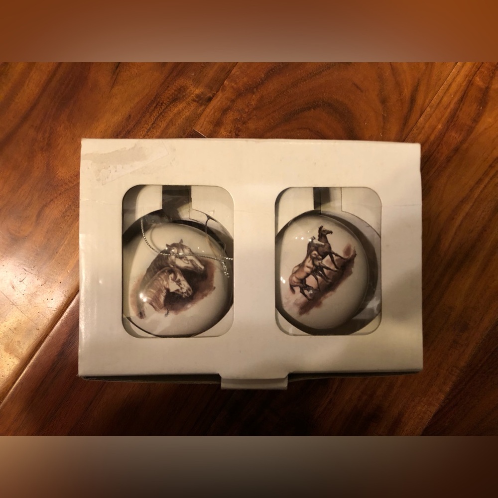 Horse Themed Christmas Ornaments